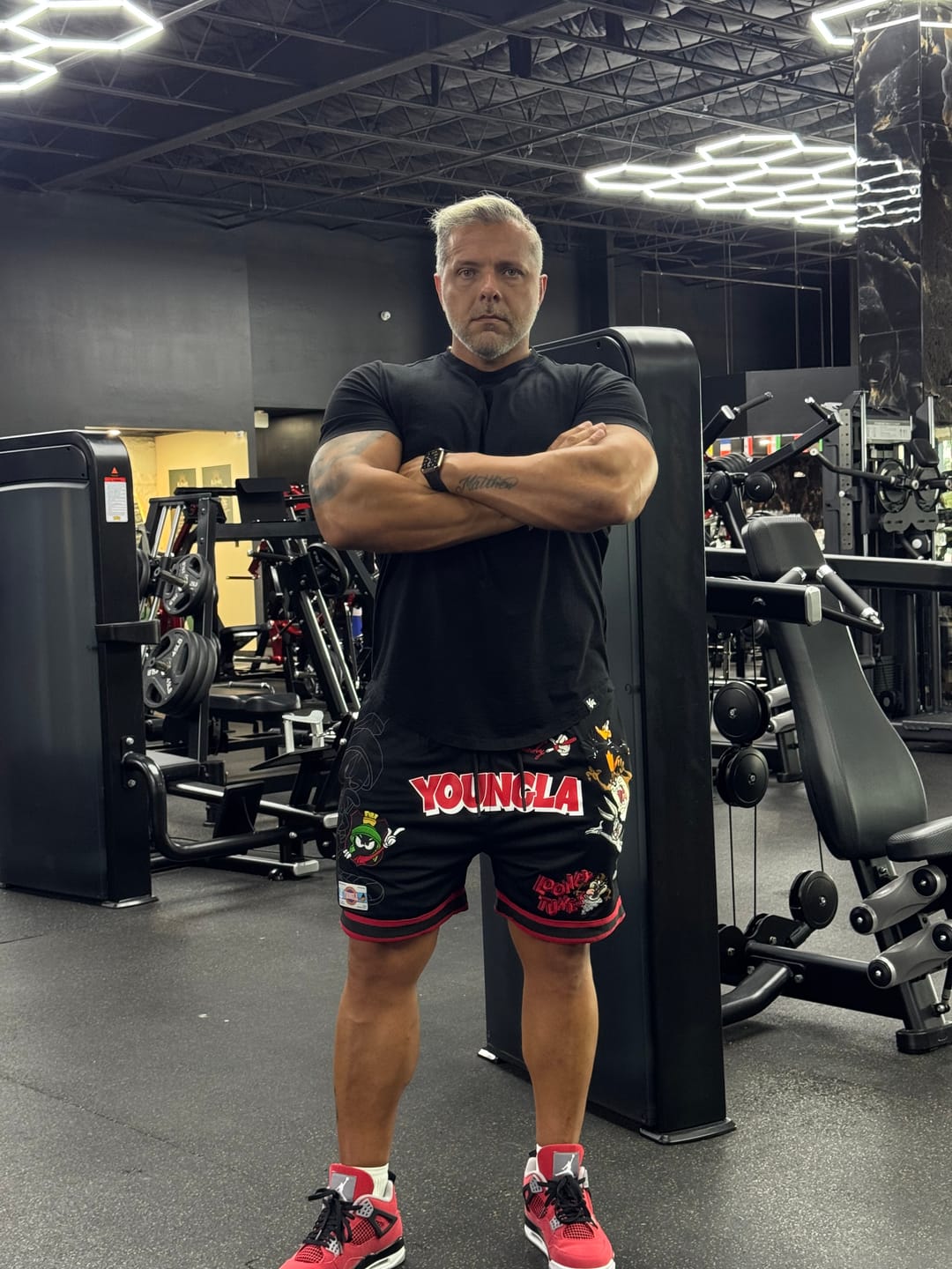 Customer photo review of 1071 - Looney Tunes Embroidered Patch Shorts