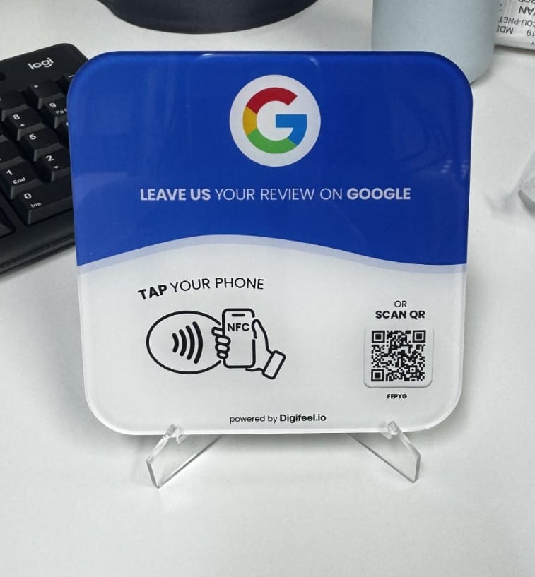 Customer photo review of Google Reviews - Plate