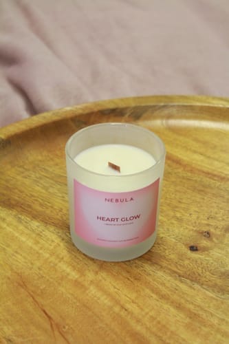 Customer photo review of Heart Glow Candle