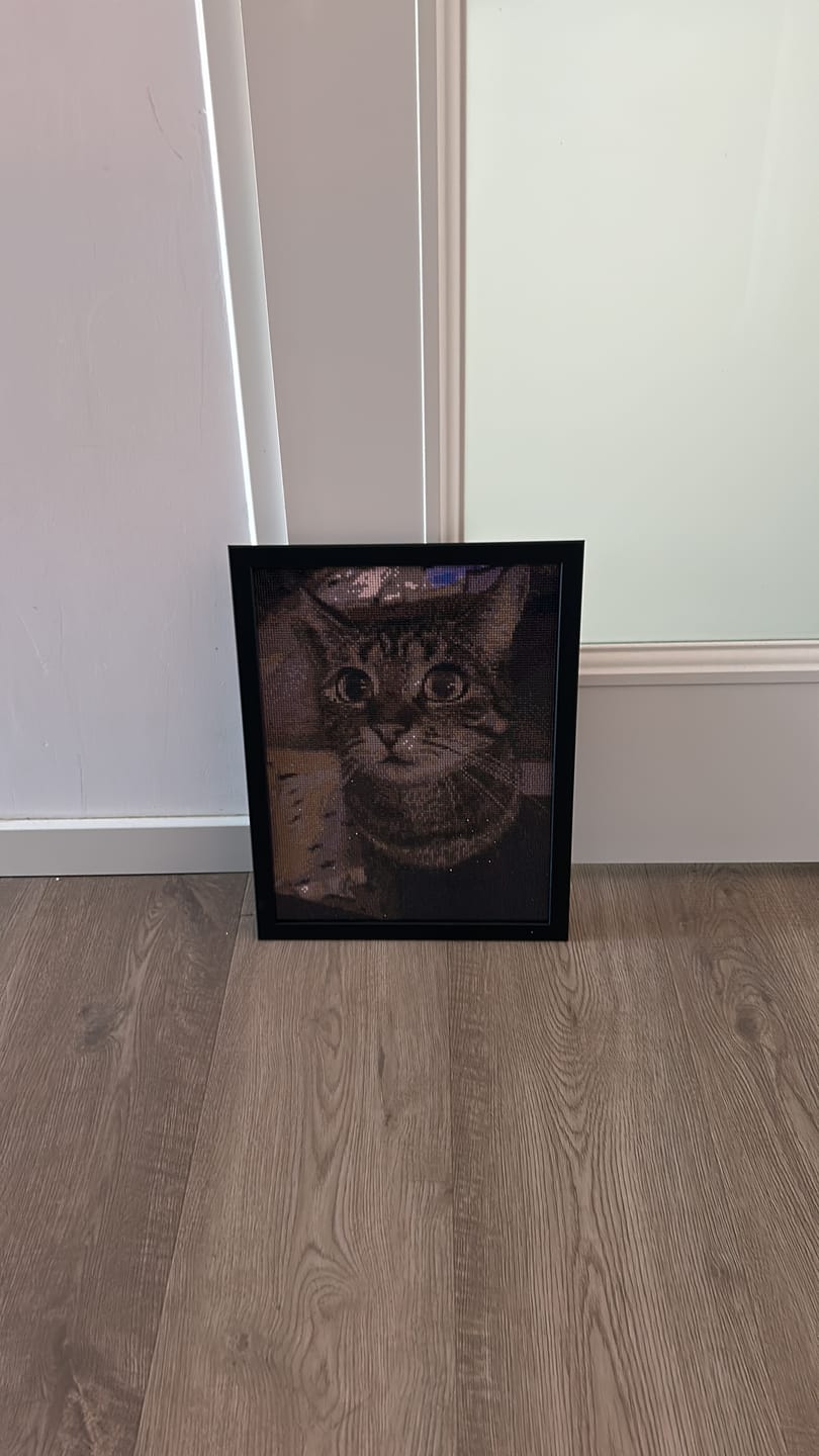 Customer photo review of Eigen Foto Diamond Painting