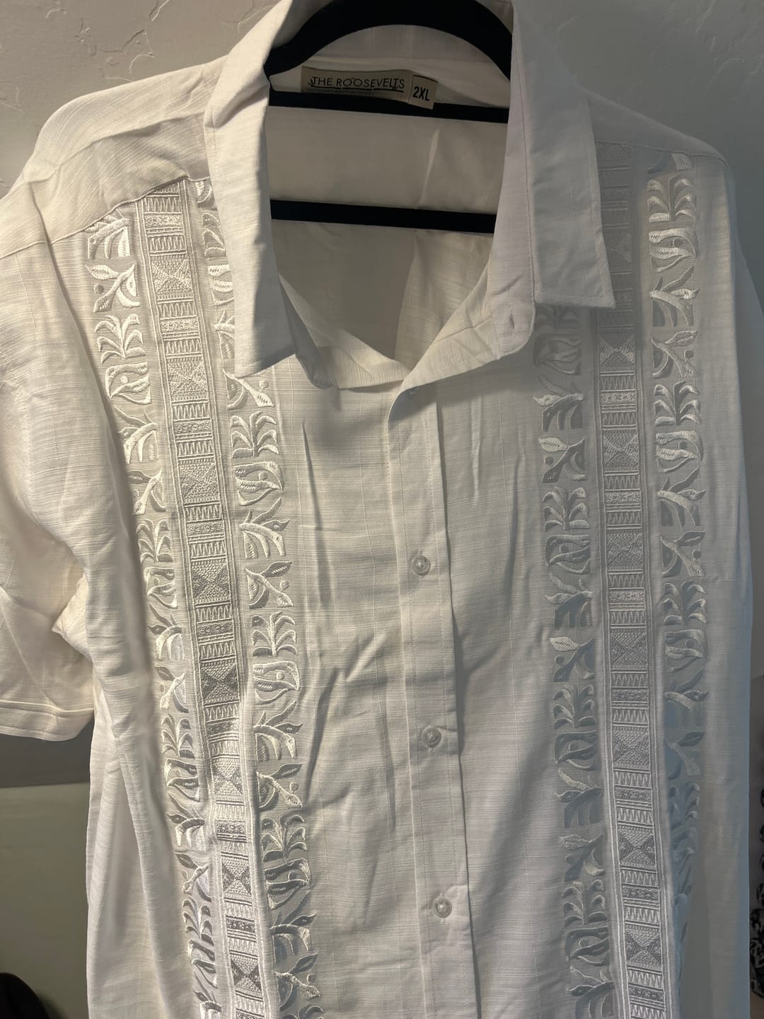 Customer photo review of Guayabera – Bamboo Short Sleeve Shirt