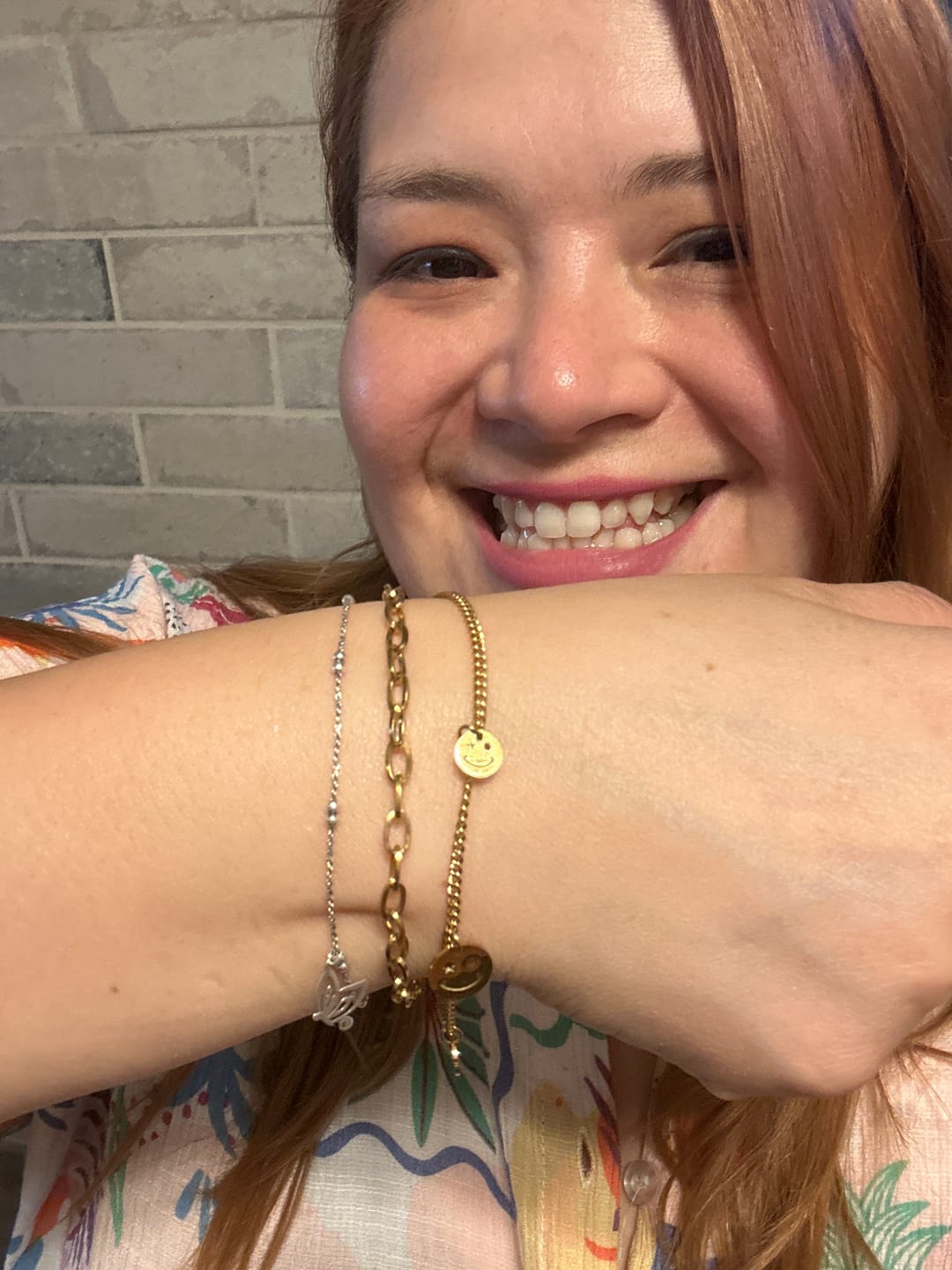 Customer photo review of Pulsera Smiley