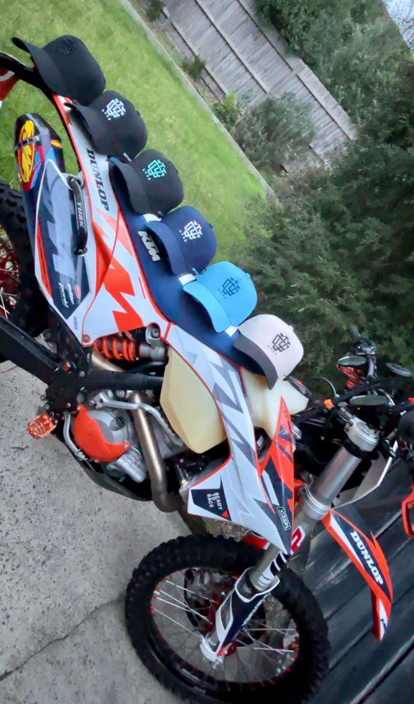 Customer photo review of Classic Fit Blk on Blk A-Frame Snapback