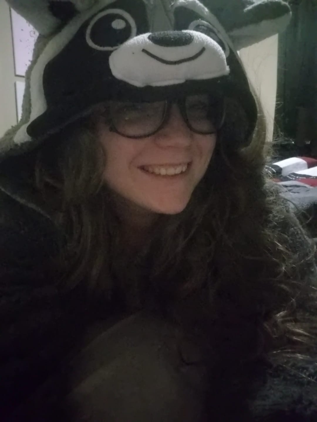 Customer photo review of Kitten Eyeglasses