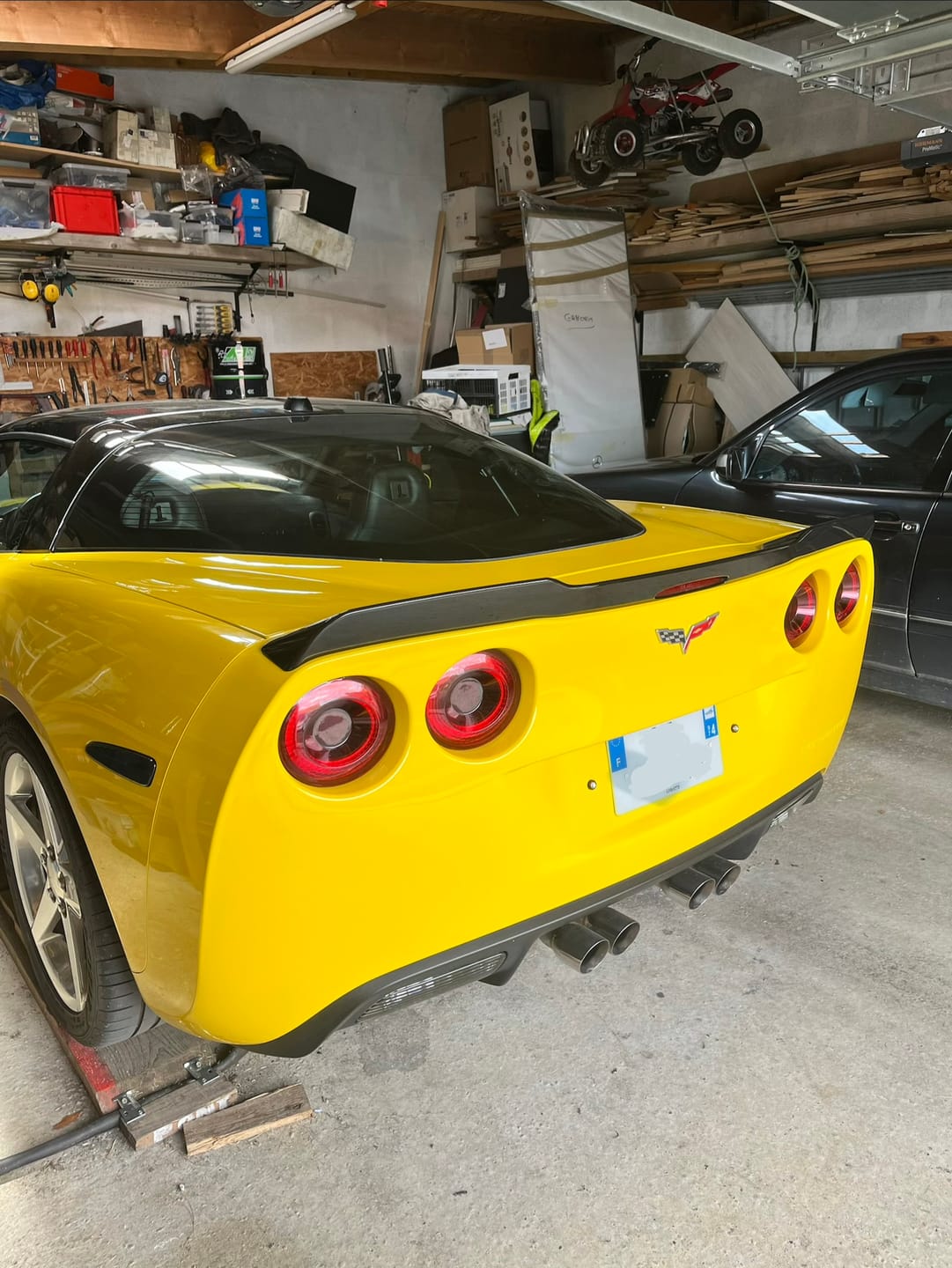 Customer photo review of Corvette C6 ZR1 Extended Rear Trunk Spoiler