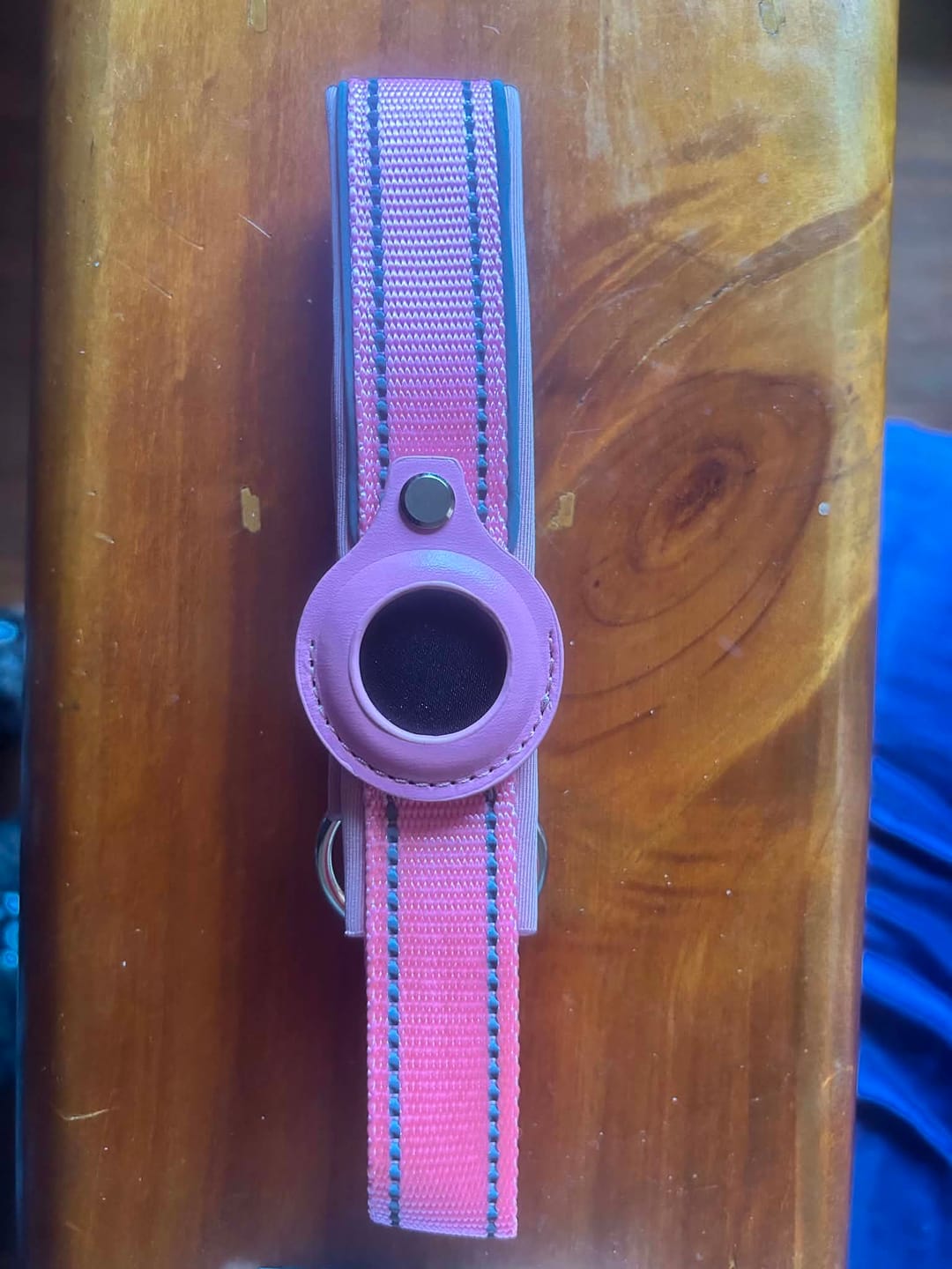 Customer photo review of Apple Airtag Pet Dog Collar Anti-Lost Reflective WaterProof