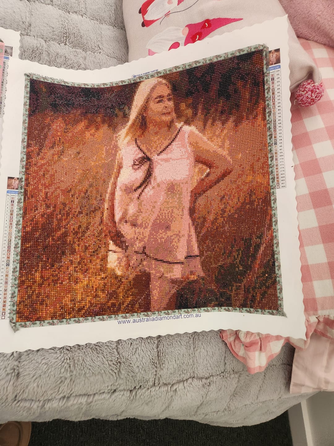 Customer photo review of Custom Diamond Painting