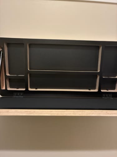 Customer photo review of Wall Mounted Foldaway Murphy Desk