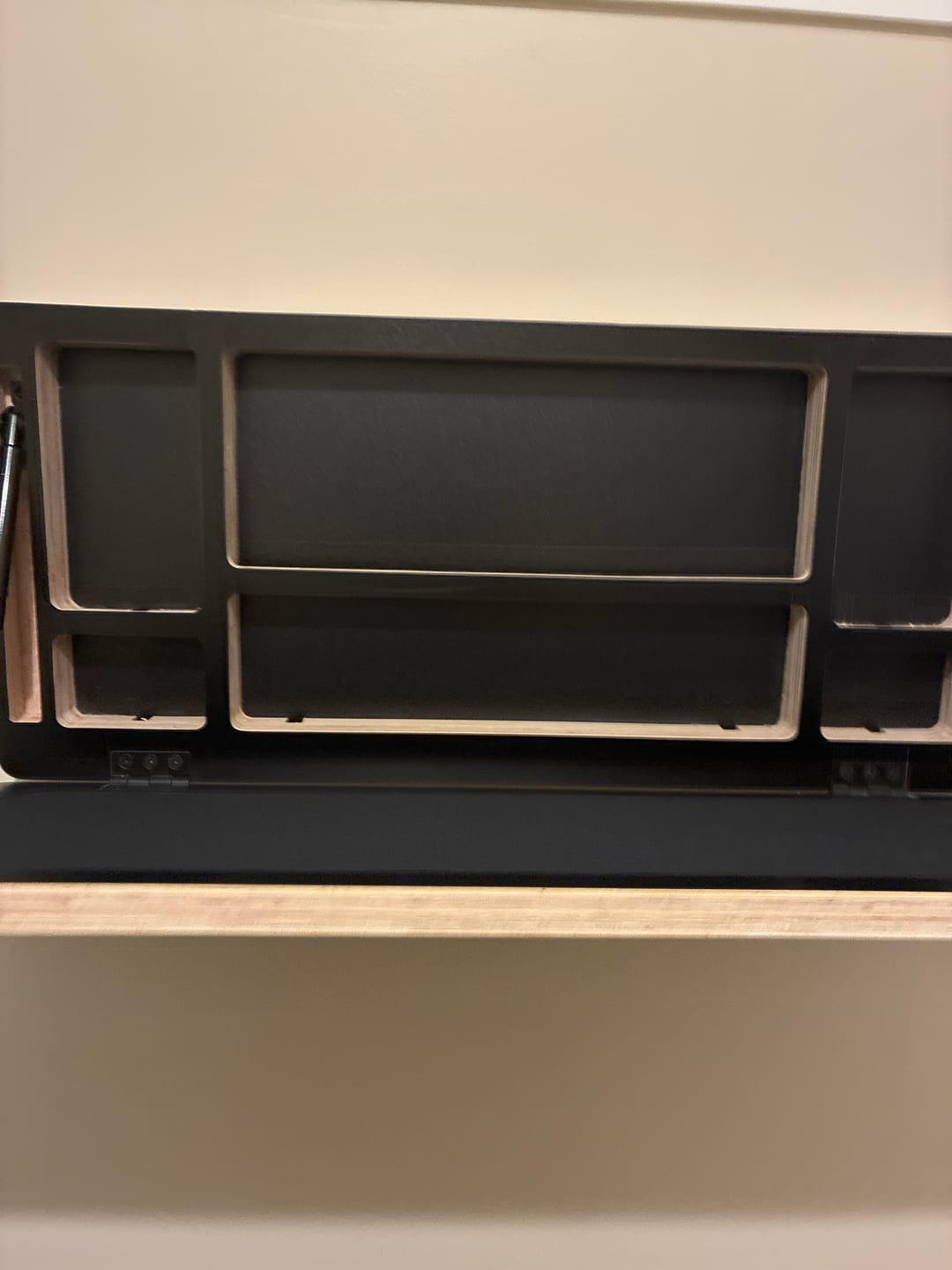 Customer photo review of Wall Mounted Foldaway Murphy Desk
