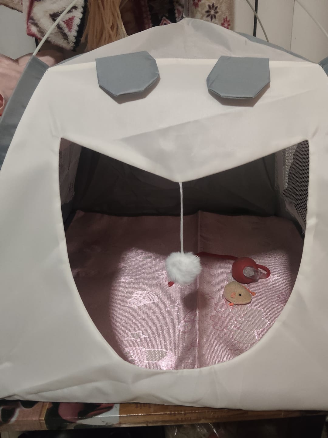 Customer photo review of CT1733 1 Pieza De Casa TeePee Para Mascota