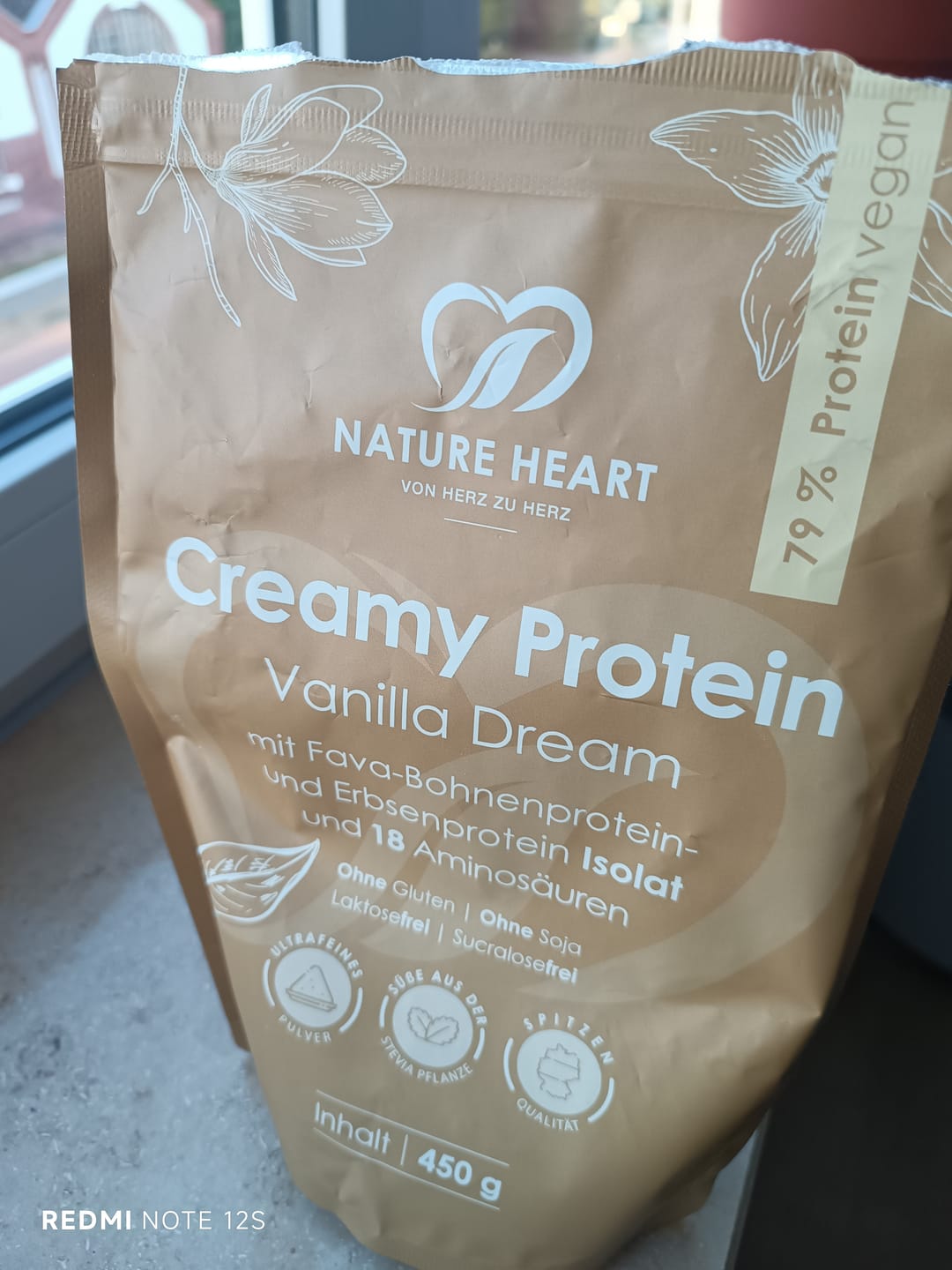 Customer photo review of Creamy Protein Vanilla Dream