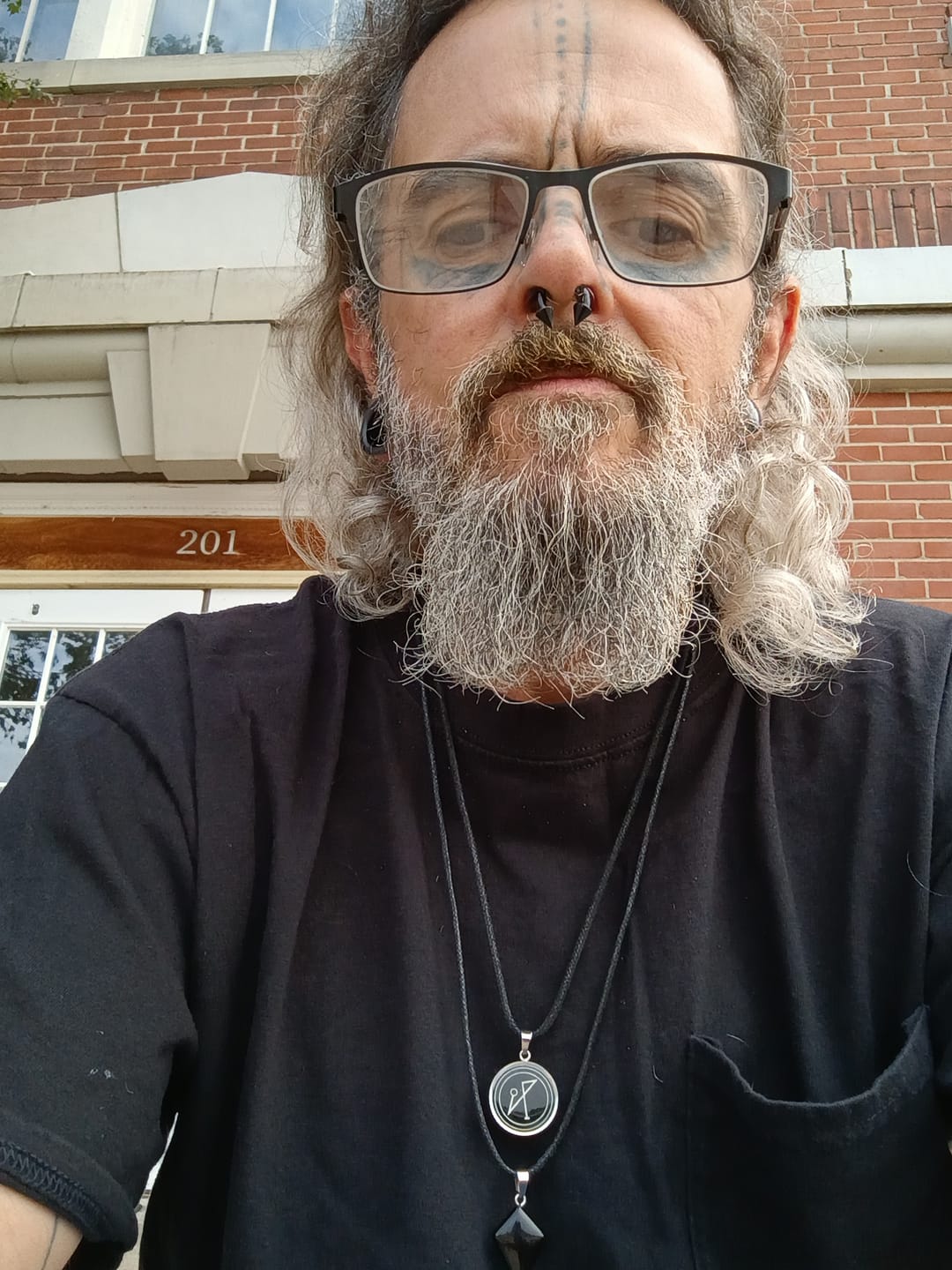 Customer photo review of Personalized Sigil Of Archangel Michael Necklace