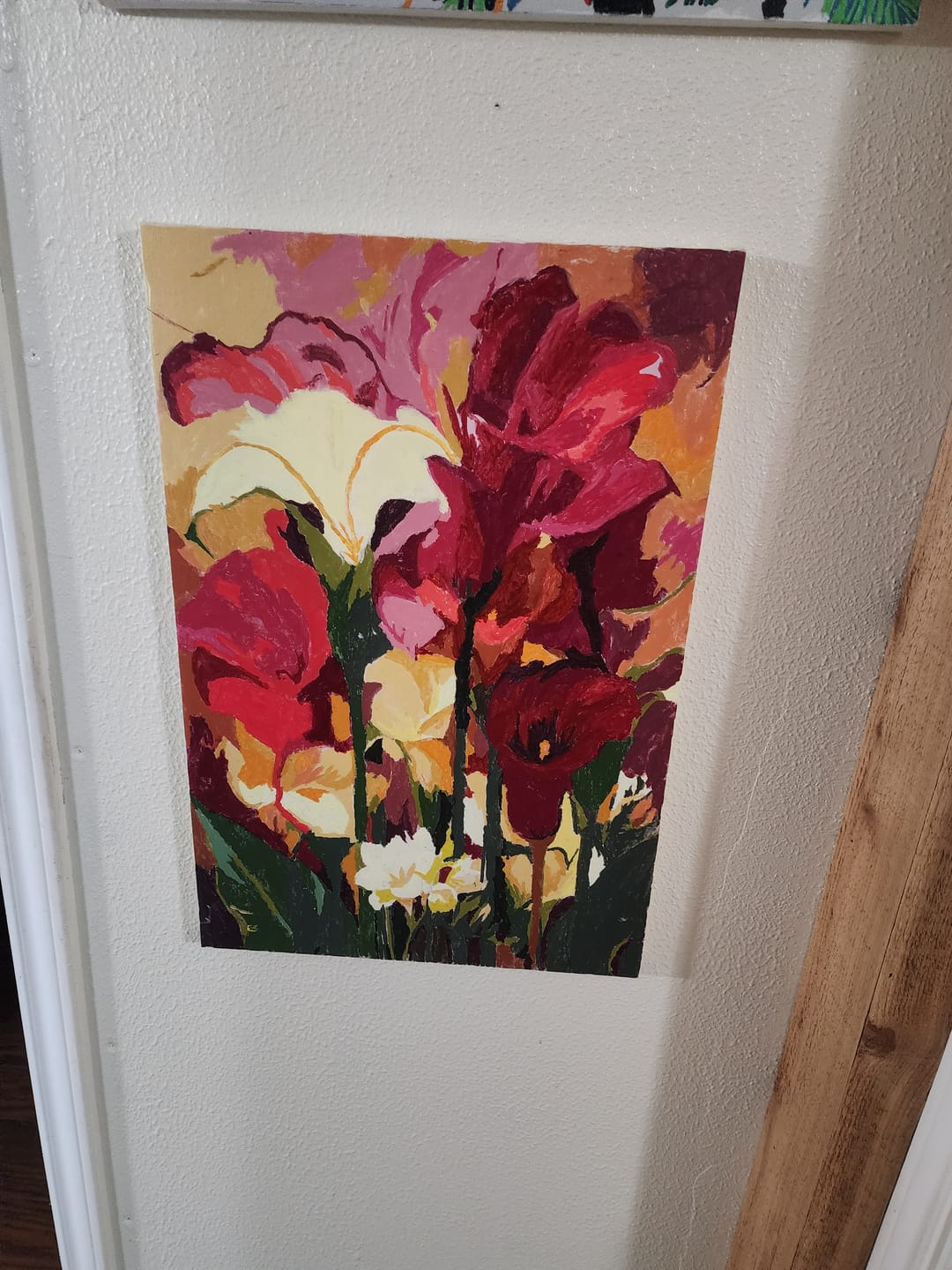 Customer photo review of Sunset Calla Bloom