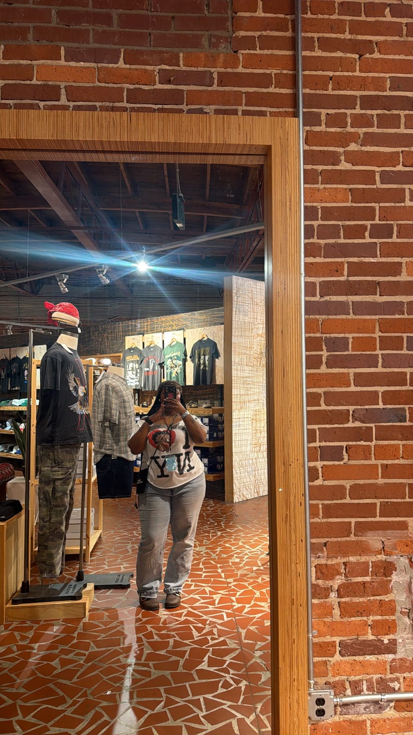Customer photo review of I <3 NY ONE SHOULDER TEE