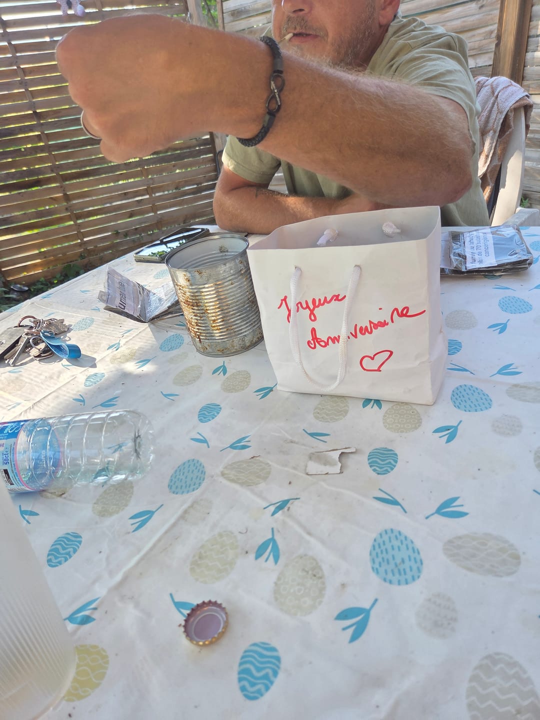 Customer photo review of Bracelet Personnalisé « À Mon Mari »