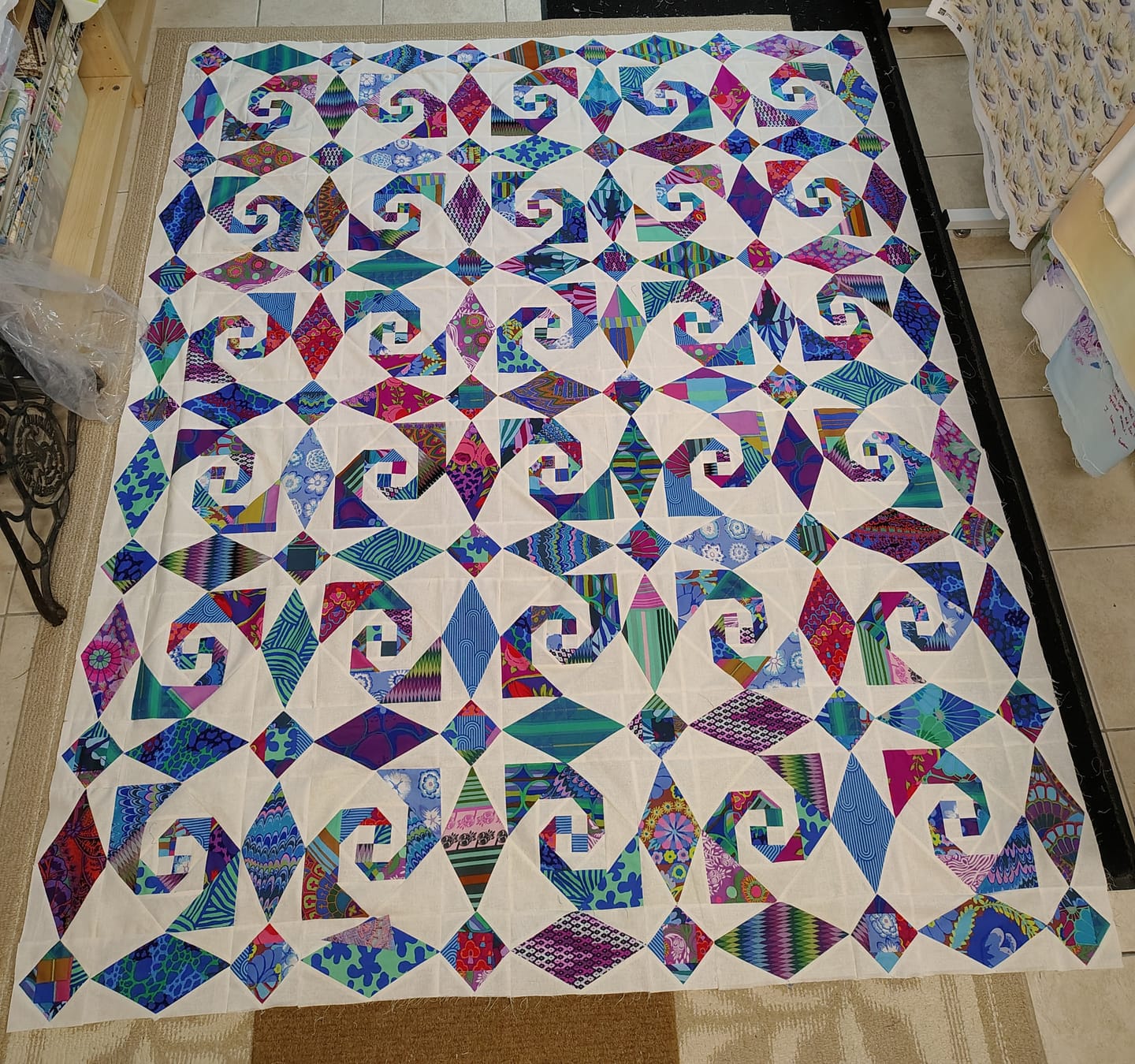Customer photo review of Square on Square 8in Trim Tool, Creative Grids