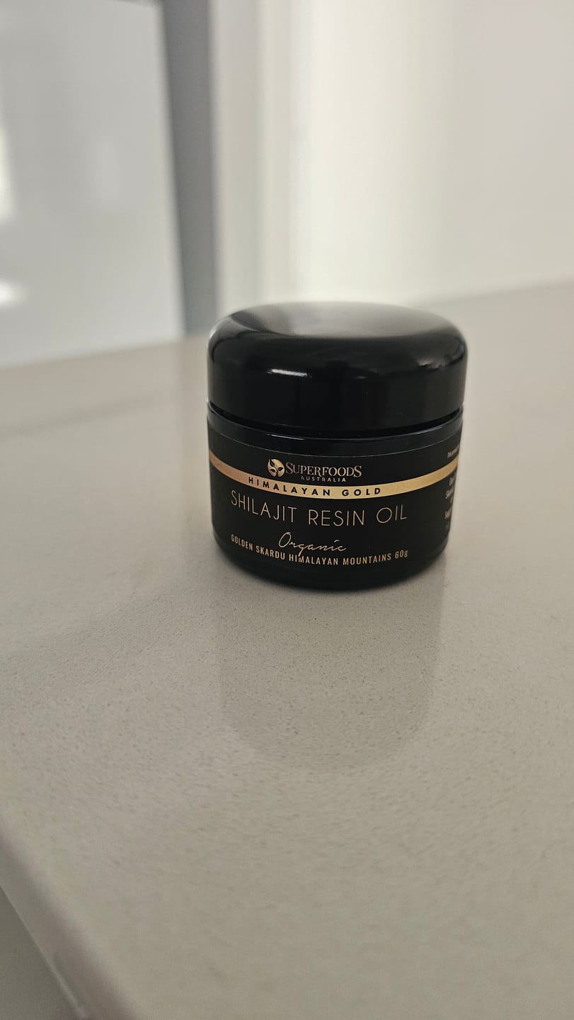 Customer photo review of Shilajit Resin Oil Himalayan Gold