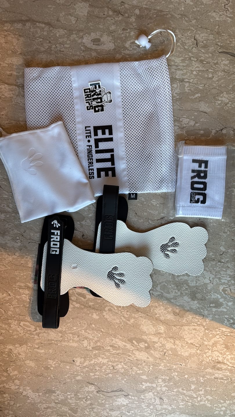 Customer photo review of FROG GRIPS® ELITE LITE - Fingerless White