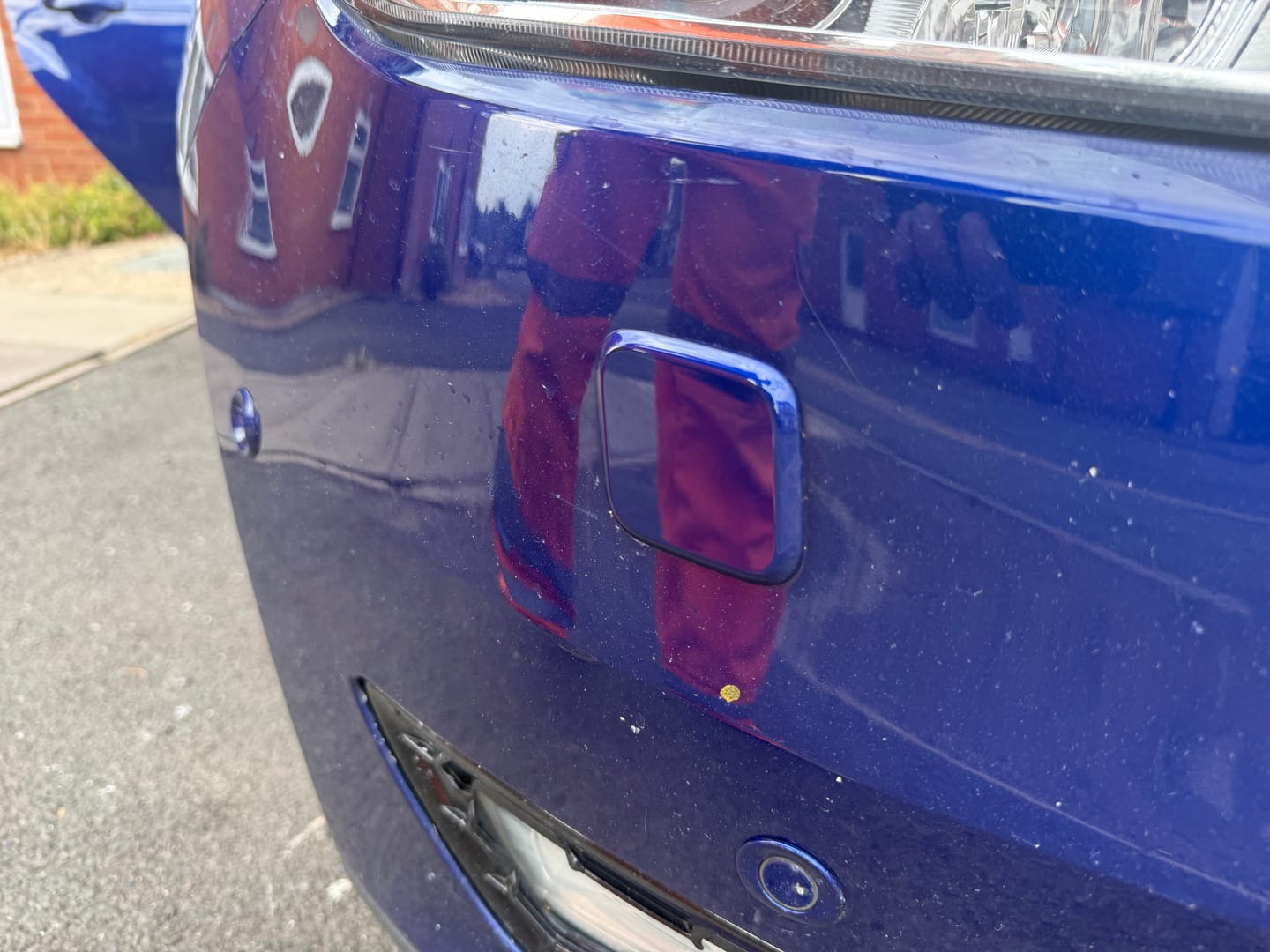 Customer photo review of Genuine Ford Headlight Washer Covers - Mk3.5 Ford Focus ST