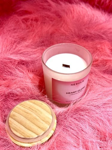 Customer photo review of Heart Glow Candle
