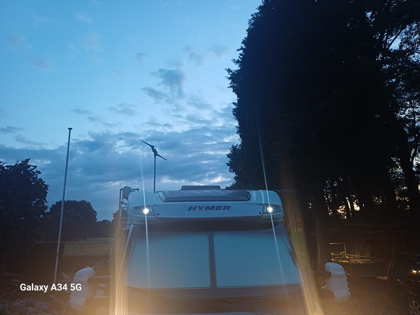 Customer photo review of LED Bulls Eye Round Marker Lamp with Flat & Curved Gasket