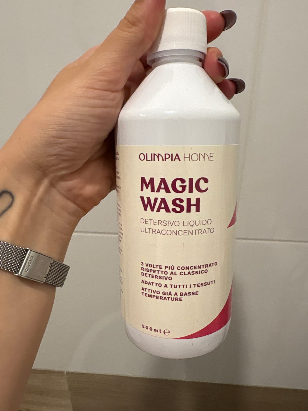 Customer photo review of Magic Wash Liquido - Il Detersivo Professionale per un Bucato Perfetto