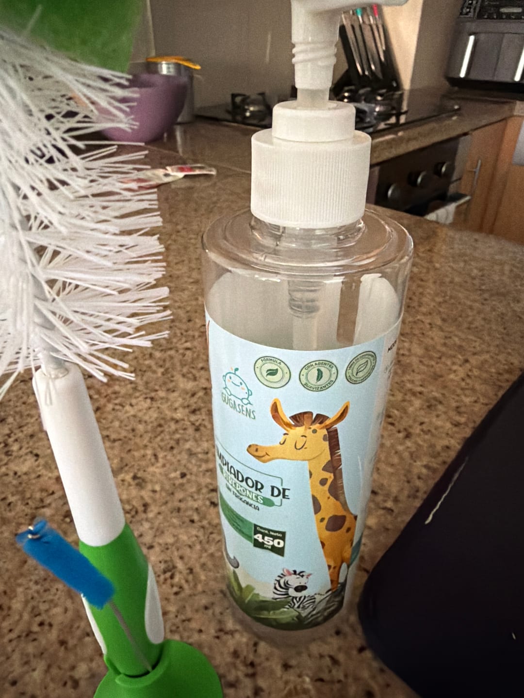 Customer photo review of Limpiador de Biberones 450ml