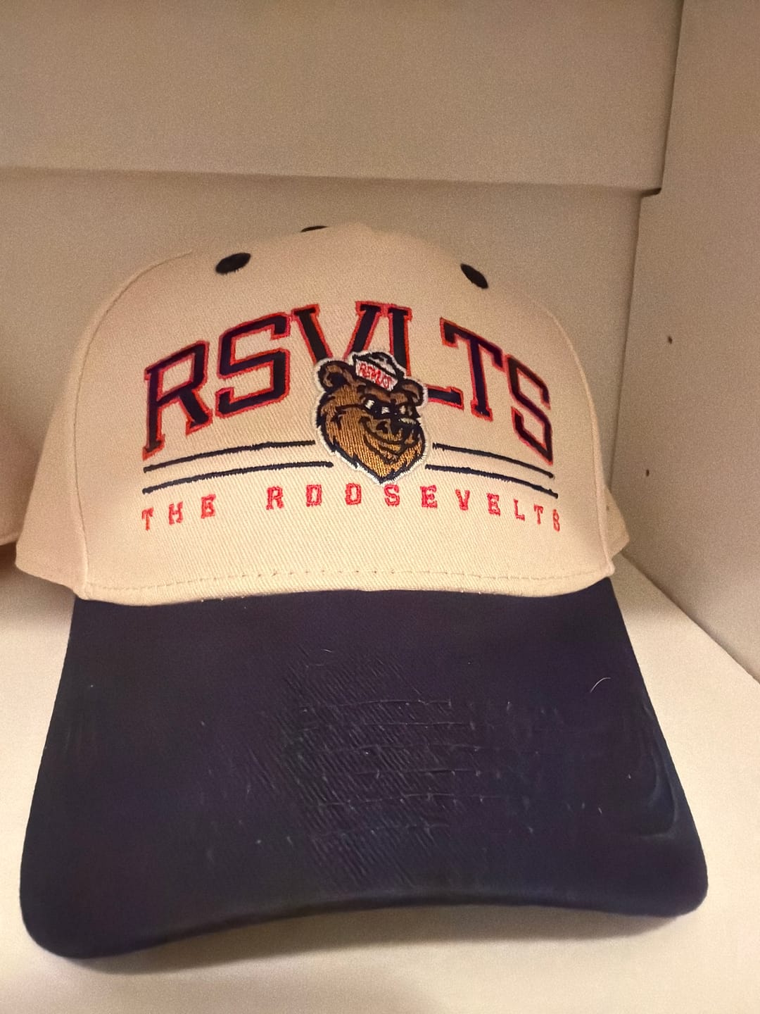 Customer photo review of The Roosevelts Bears – 5-Panel Curved Brim Hat