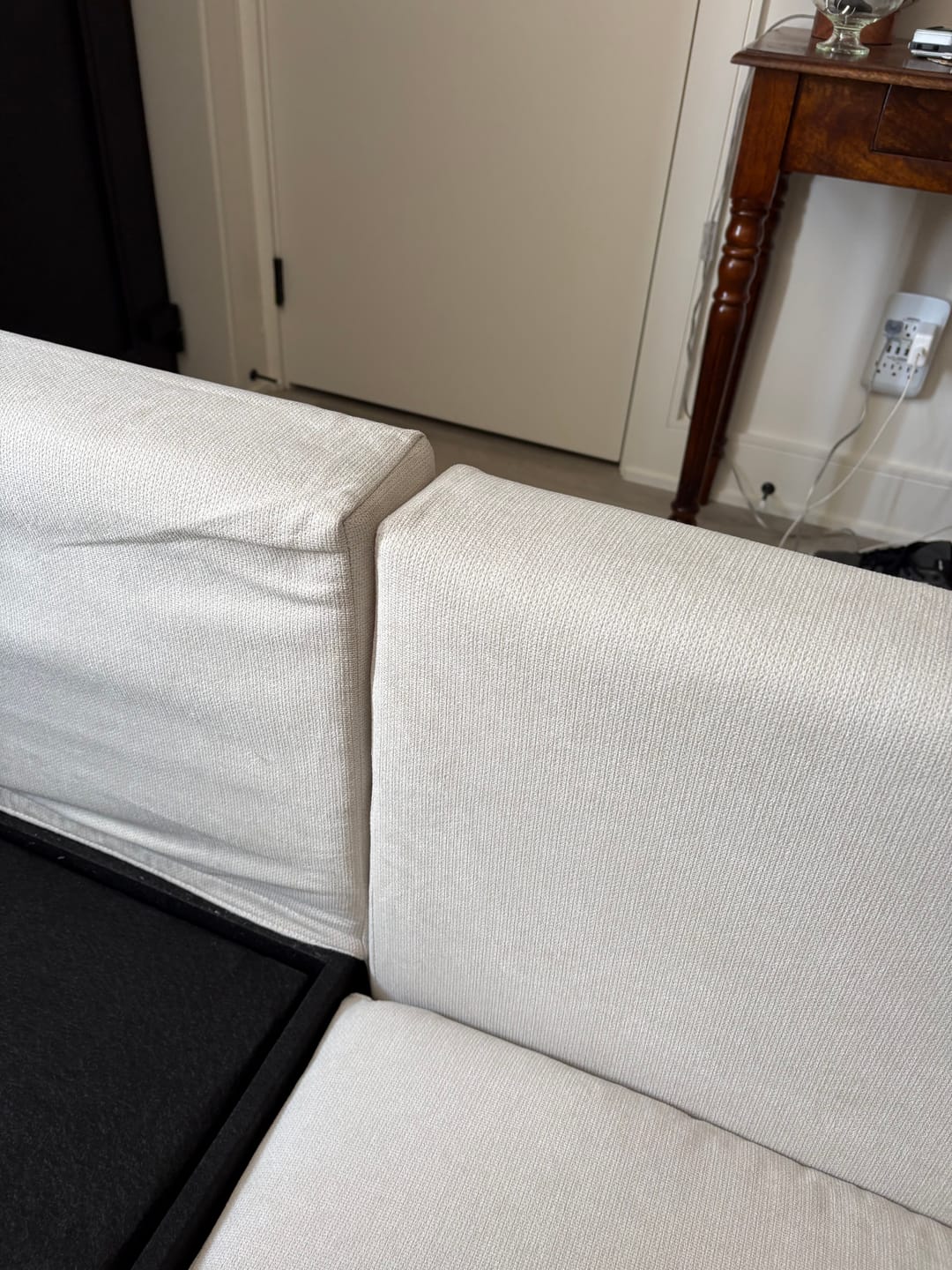 Customer photo review of Elite Comfort Sectional