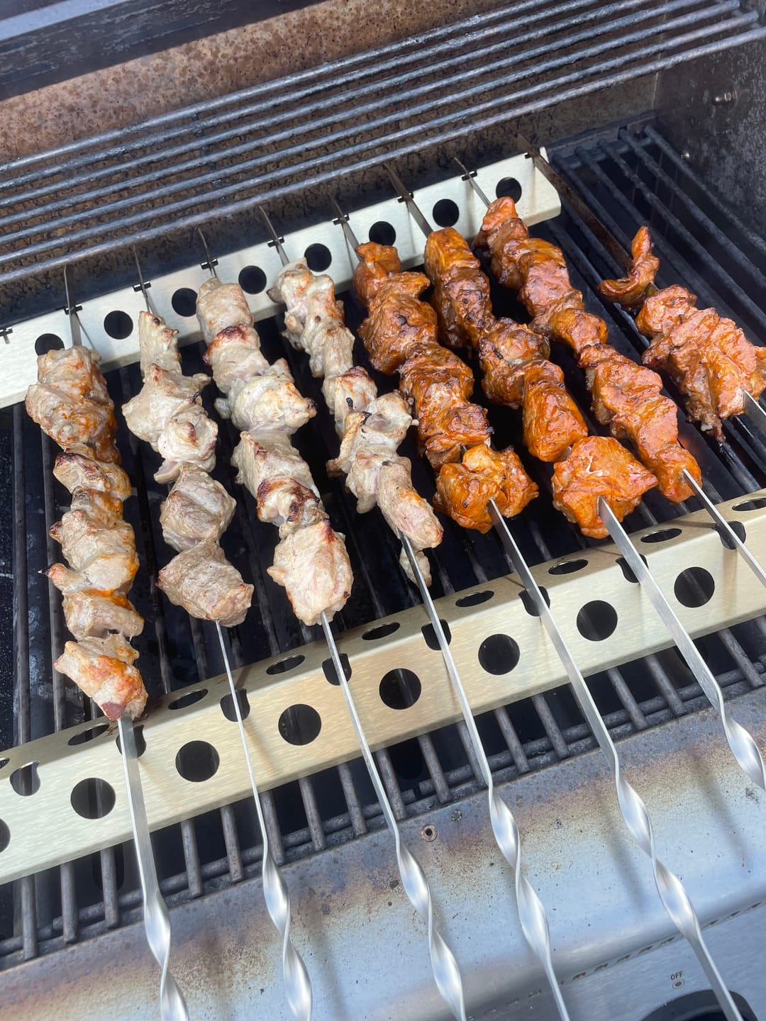 Customer photo review of Schweine-Schaschlik Original - Mayonnaise Zwiebel Kräuter Marinade | mySchaschlik