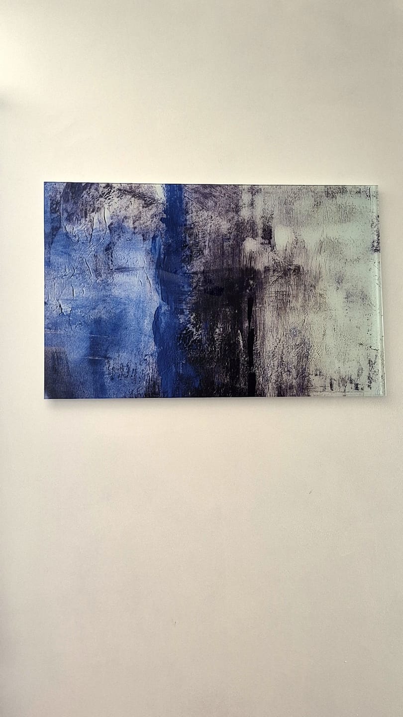 Customer photo review of Abstract Blue II