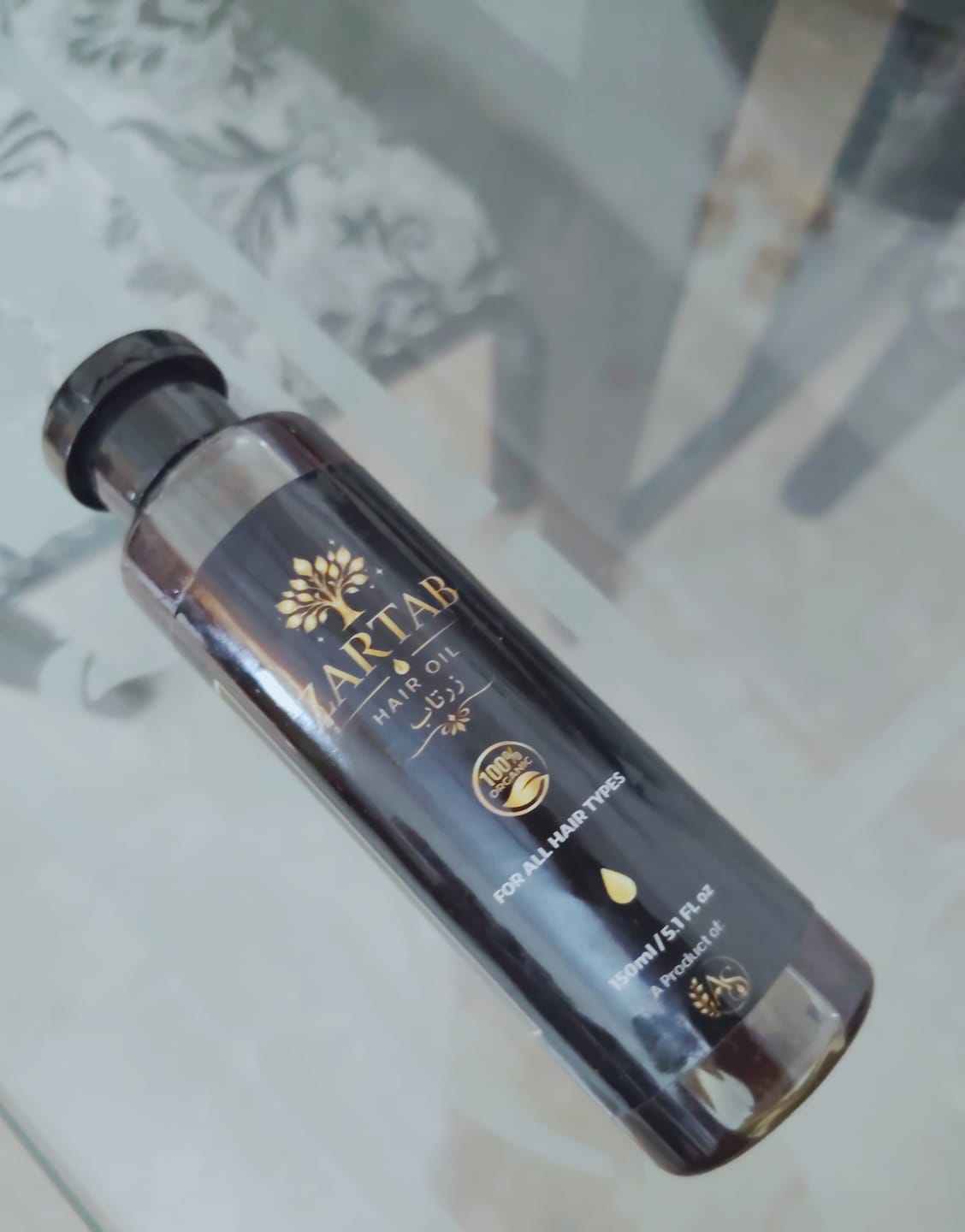 Customer photo review of Zartab Hair Oil (150Ml)