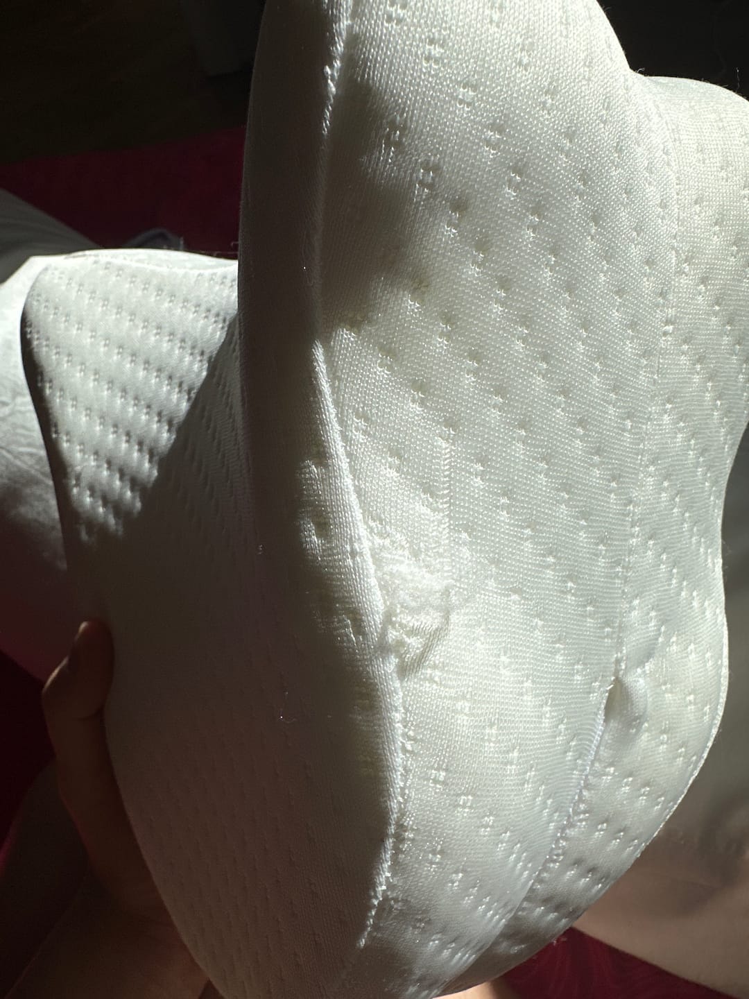 Customer photo review of Knie Kissen für Seitenschläfer