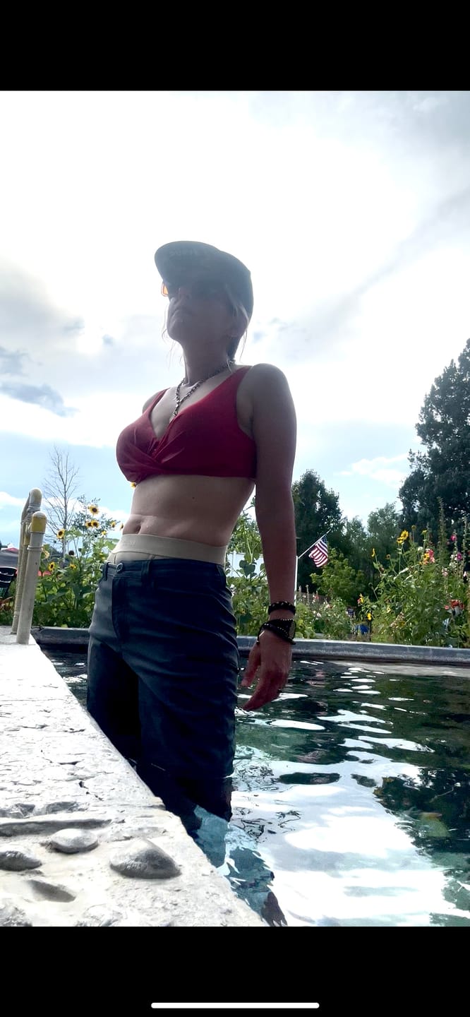 Customer photo review of Black Boxers