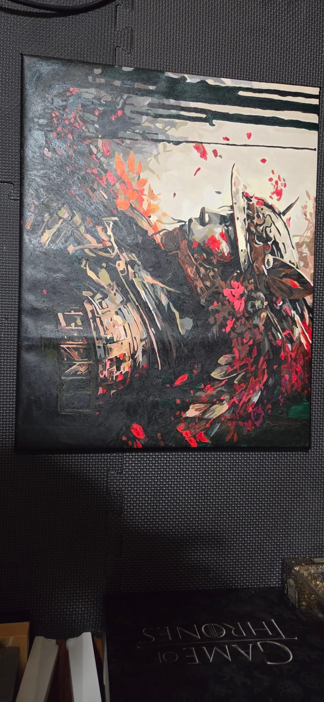 Customer photo review of Elven Knight in Colourful Woods