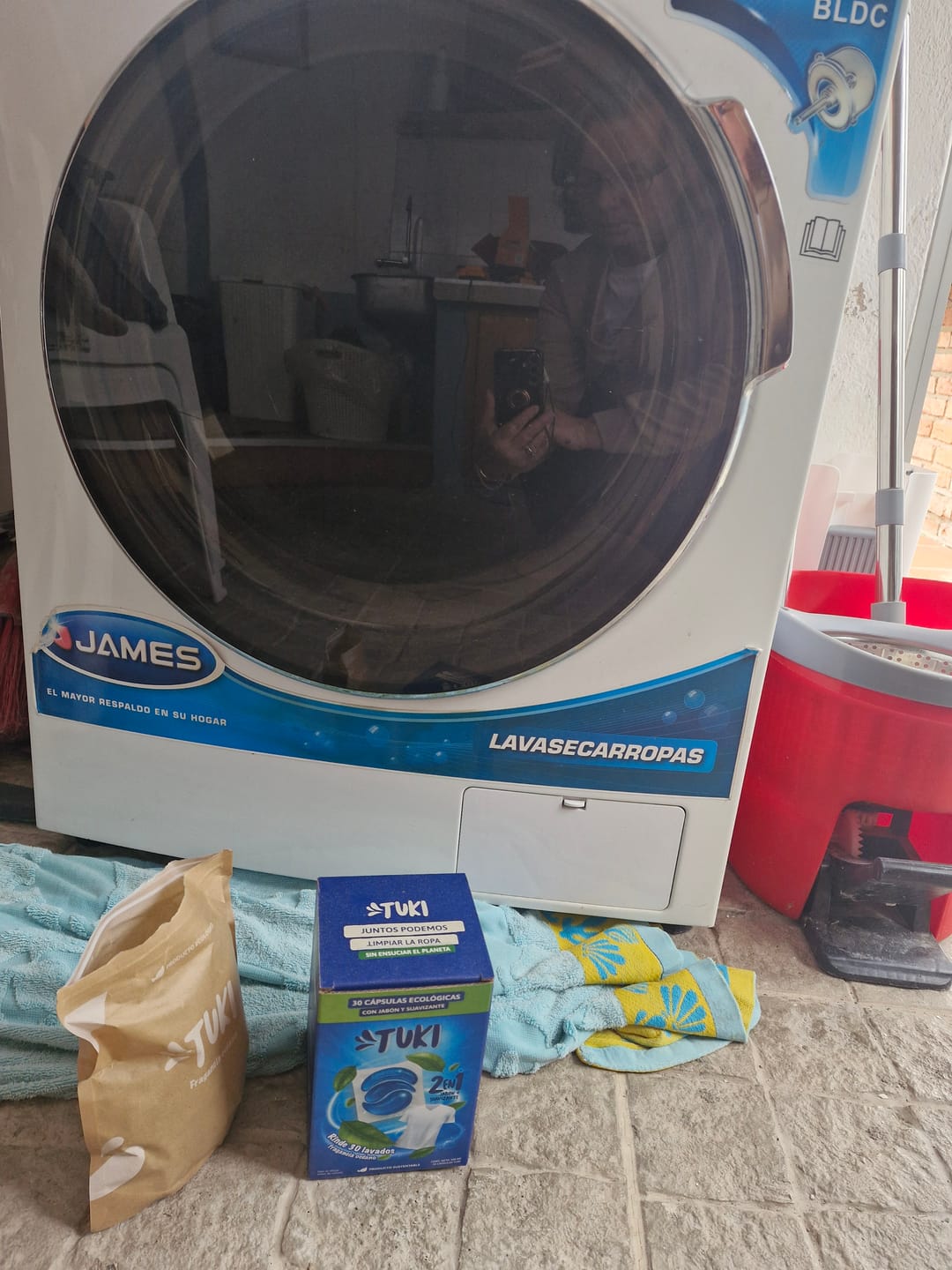 Customer photo review of Capsulas Tuki Ecológicas ♻️ 2en1 con Jabón y Suavizante