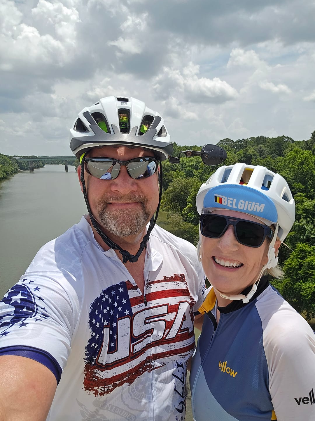 Customer photo review of Men’s Personalized USA 1776–2026 We The People Cycling Jersey & Kit