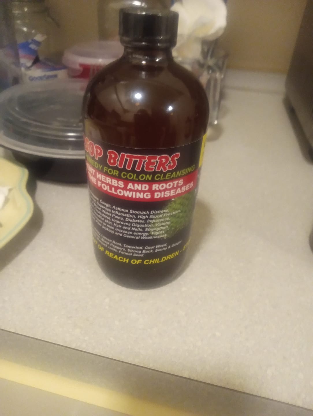 Customer photo review of Soursop Bitters 16 fl oz – Herbal Detox Support