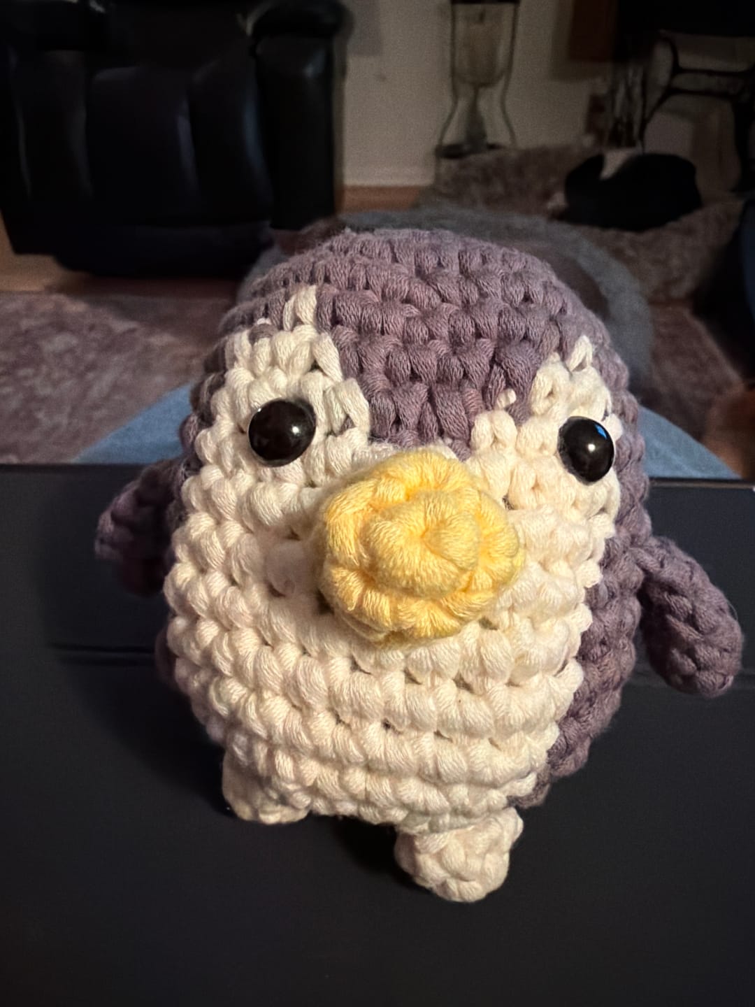 Customer photo review of Ziggy The Penguin Crochet Kit