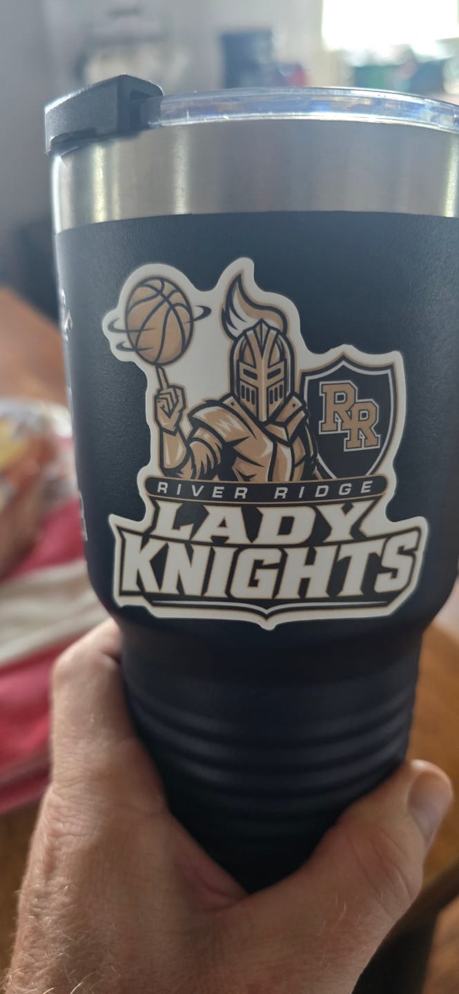 Customer photo review of 3" Vinyl Stickers (50 Pack)