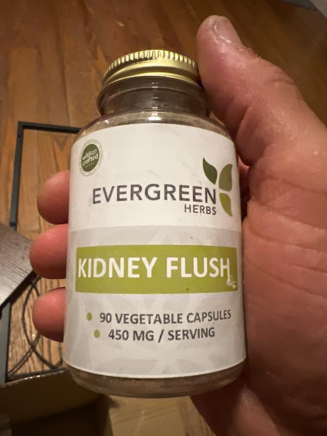 Customer photo review of Kidney Flush Capsules - 90 Capsules (450 mg)