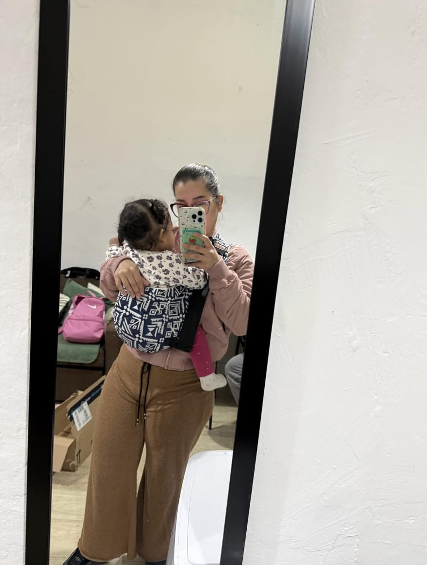Customer photo review of BORNEX Portabebés Cruzado Ajustable