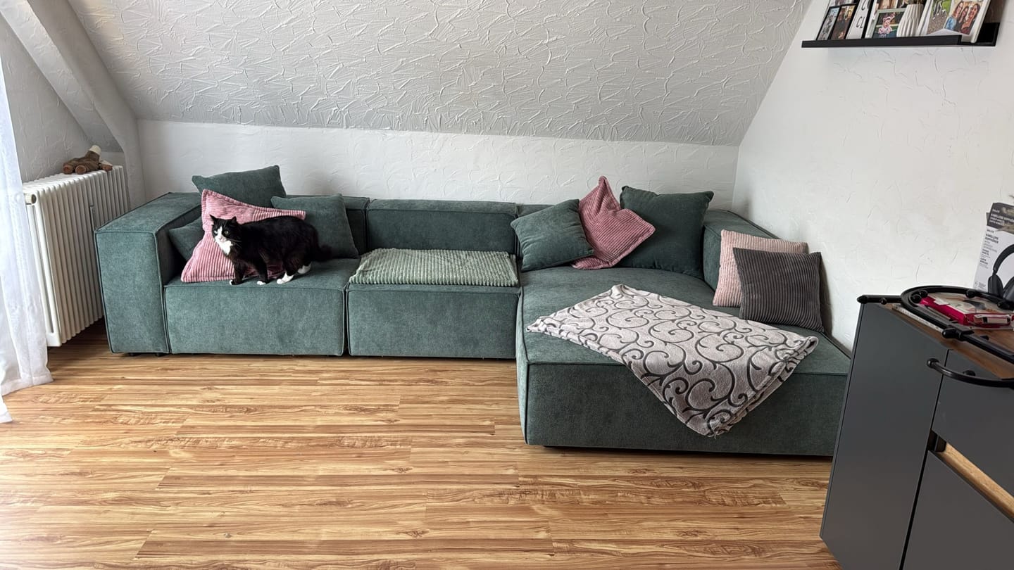 Customer photo review of Modulares L Ecksofa Sewilla