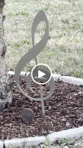 Customer video review of Gartenstecker Notenschlüssel