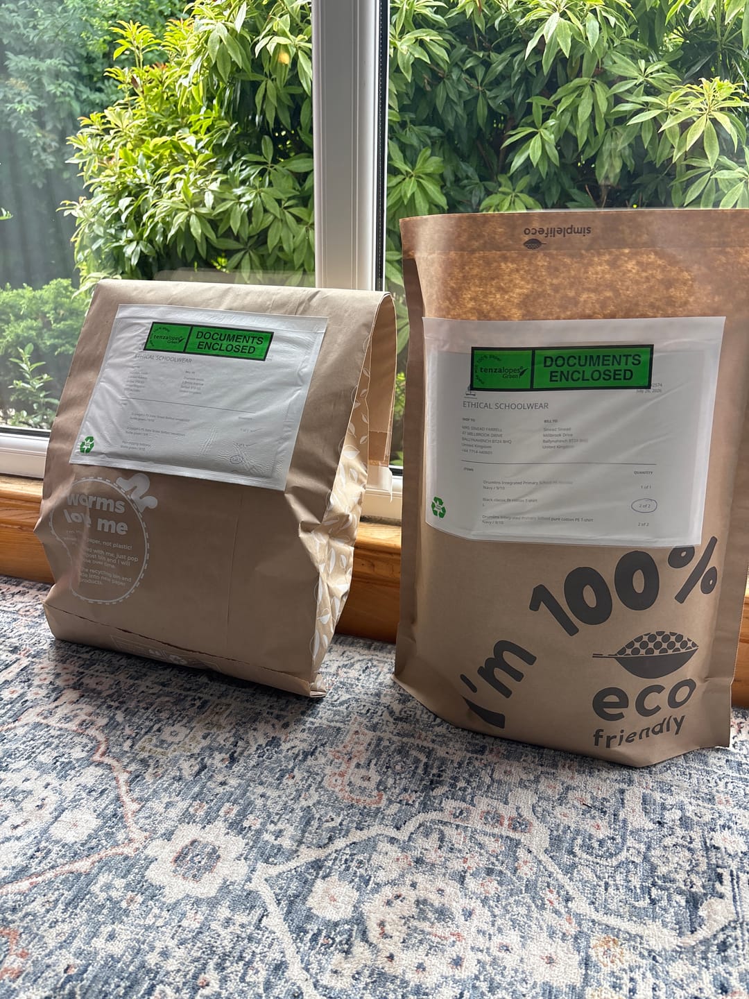Customer photo review of FSC Certified Paper Mailing Bags