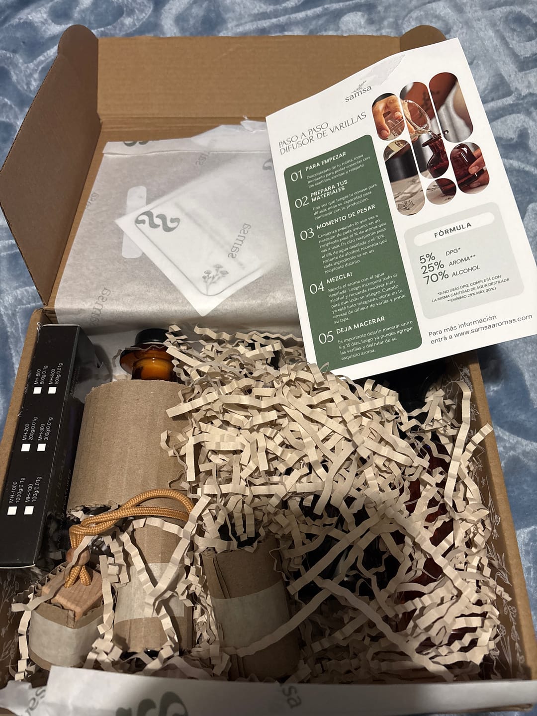 Customer photo review of Experiencia aromática Samsa