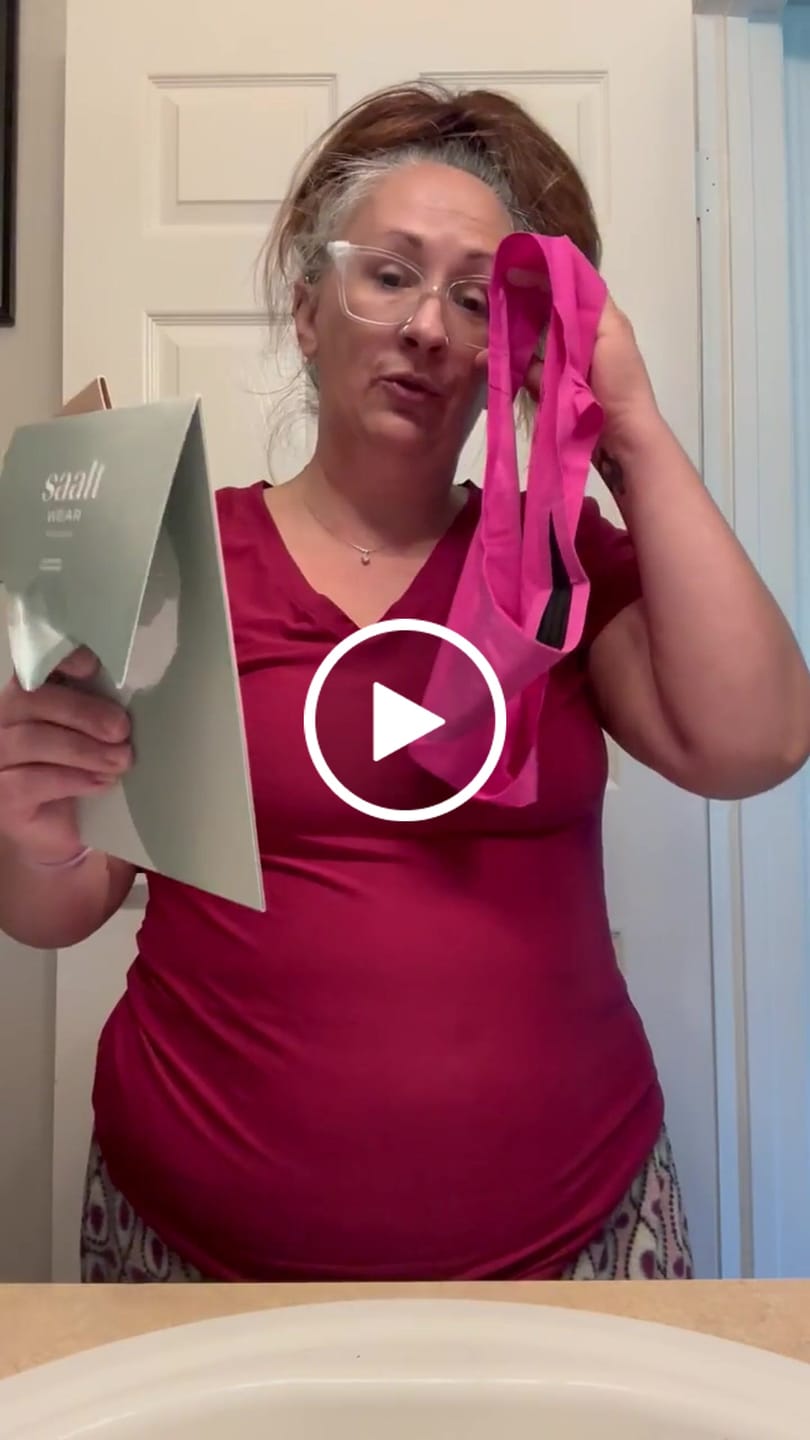 Customer video review of Leakproof Seamless Thong