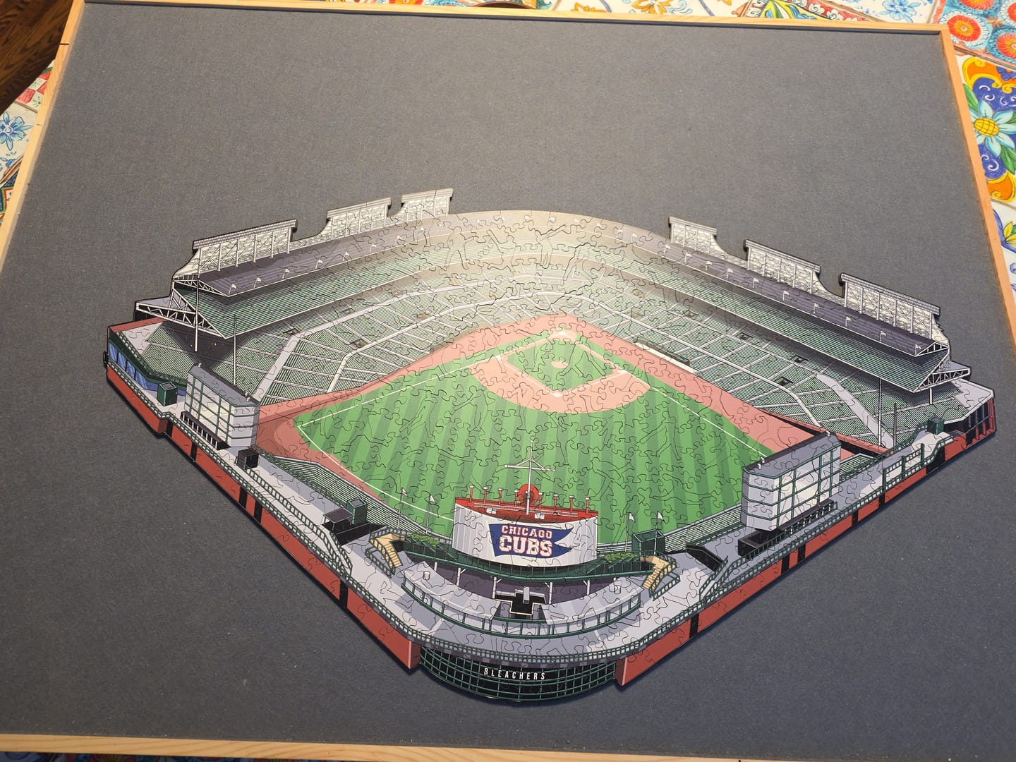 Customer photo review of Chicago Cubs™ Wrigley Field Wooden Puzzle