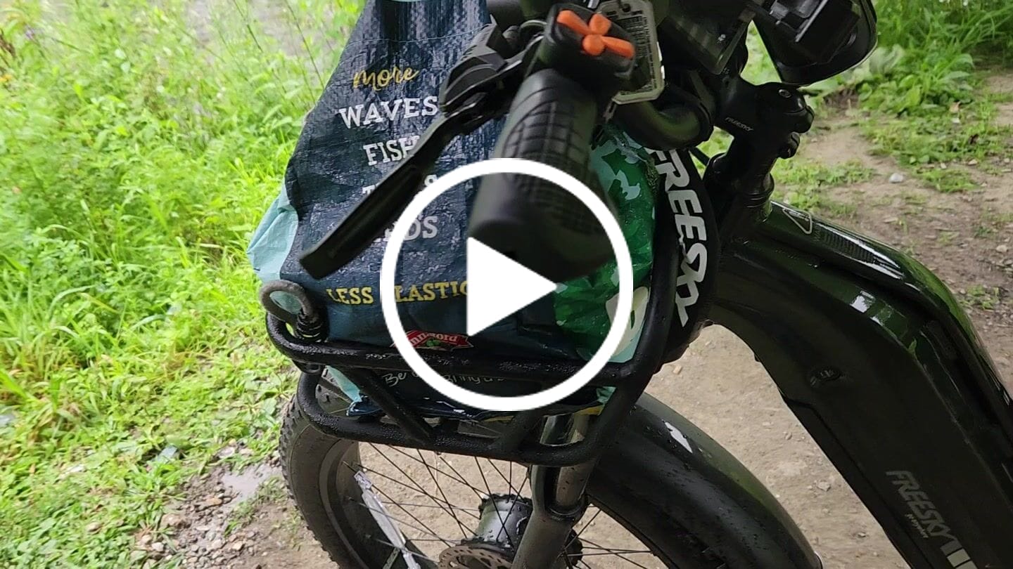 Customer video review of Front Basket