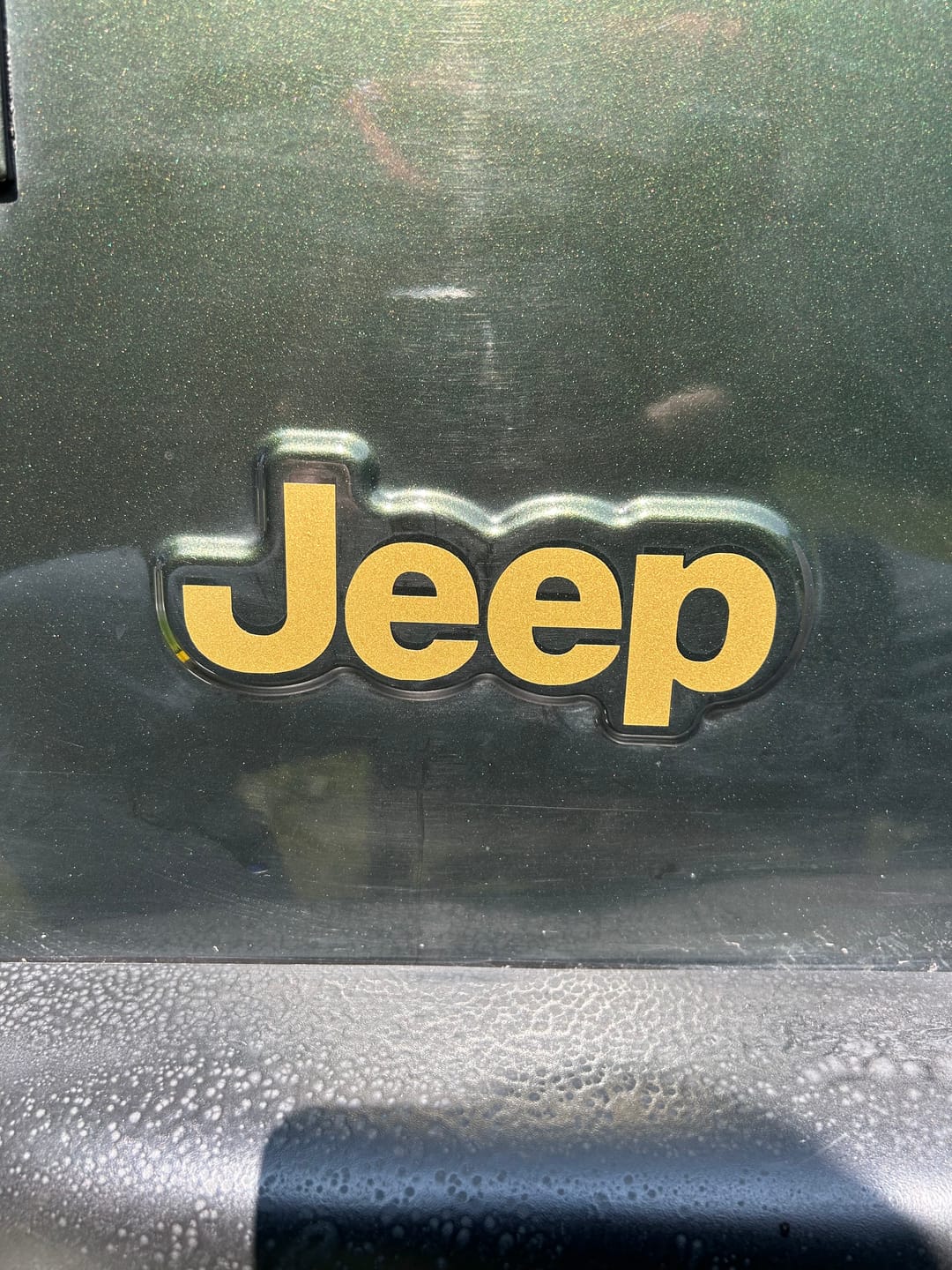 Customer photo review of JEEP Wrangler Emblem Overlay Decal Set | Fits JL, JK, TJ & YJ